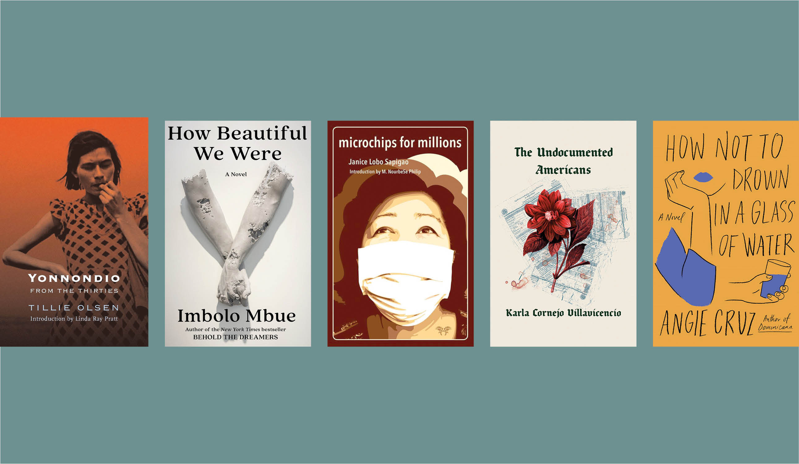 The covers of the books named in the article