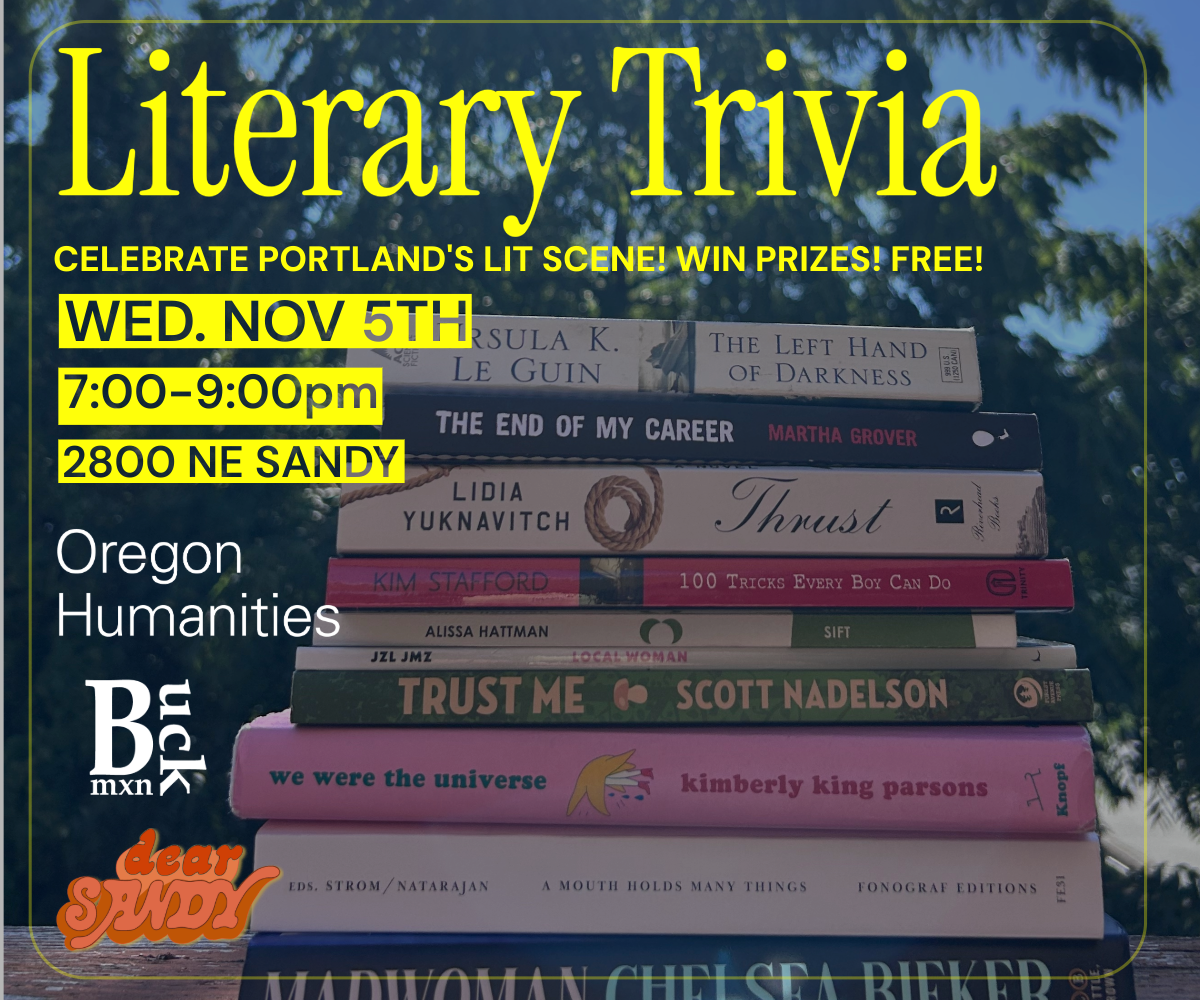 Photo of Literary Trivia with Oregon Humanities and Buckman Publishing